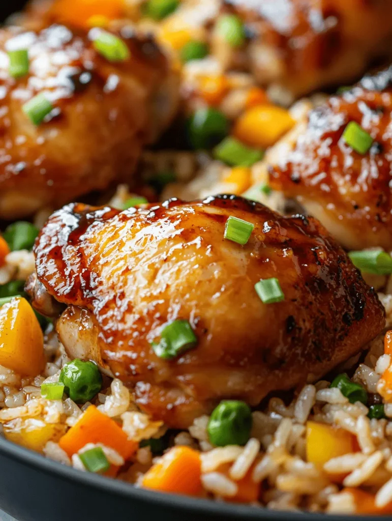 In today’s fast-paced world, finding a meal that is both quick to prepare and satisfying can be a challenge. Enter the One-Pan Bold Honey BBQ Chicken Rice, a delightful dish that checks all the boxes for a busy weeknight dinner. This recipe combines tender, juicy chicken thighs with fluffy rice, all enveloped in a rich and flavorful honey BBQ glaze. Not only is it delicious, but it also simplifies cleanup, as everything cooks together in a single pan.