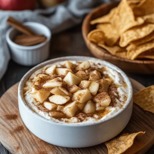 Apple pie is a classic dessert that evokes feelings of comfort and nostalgia. Its warm, spiced aroma fills the home, making it a staple at family gatherings and holiday celebrations. While the traditional apple pie is undeniably delicious, sometimes you crave a dessert that’s not only easy to prepare but also perfect for sharing. Enter the Apple Pie Dip with Cinnamon Tortilla Chips—a delightful fusion of the beloved apple pie flavors in a dip form, served alongside crispy, cinnamon-sugar-coated tortilla chips.