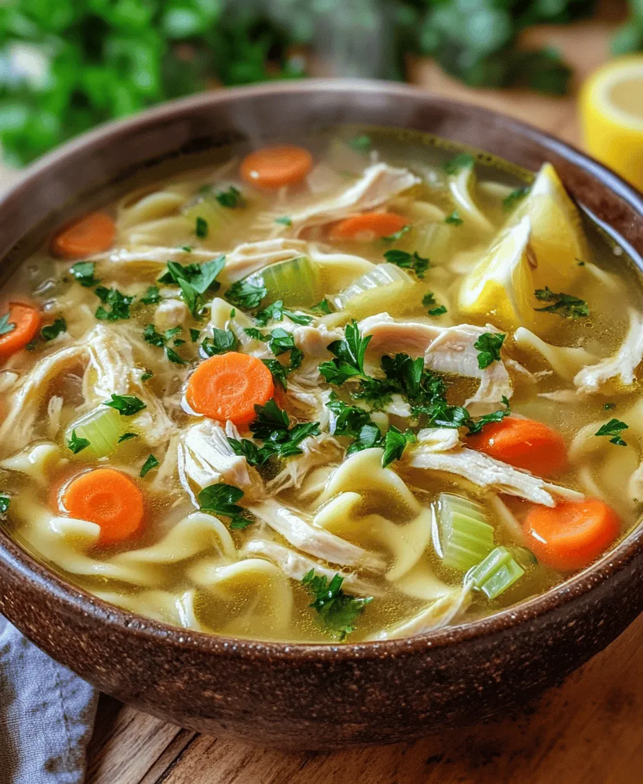 In a world bustling with chaos and fast-paced living, there’s nothing quite like a warm bowl of chicken soup to bring comfort and warmth to your day. This comforting chicken soup recipe is not only simple to prepare but also nutritious and satisfying, making it an ideal dish for family gatherings, cold winter nights, or when you need a little pick-me-up. With a rich, flavorful broth and tender pieces of chicken, this soup is sure to become a staple in your kitchen.
