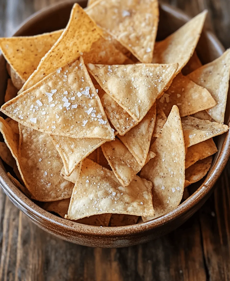 At the heart of any great tortilla chip recipe are the corn tortillas themselves. Corn tortillas are made from masa harina, a type of corn flour that is finely ground and treated with lime, giving them their distinctive flavor and texture. When choosing corn tortillas for your baked chips, look for options that are made with simple, wholesome ingredients and avoid those with added preservatives or artificial flavors.