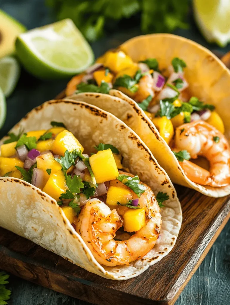Are you ready to elevate your taco game? Spicy Shrimp Tacos with Mango Salsa are not just a meal; they are a vibrant culinary experience that combines refreshing flavors and wholesome ingredients. This recipe offers a perfect balance of heat and sweetness, making it a delightful choice for any occasion, whether it's a casual weeknight dinner or a festive gathering with friends.