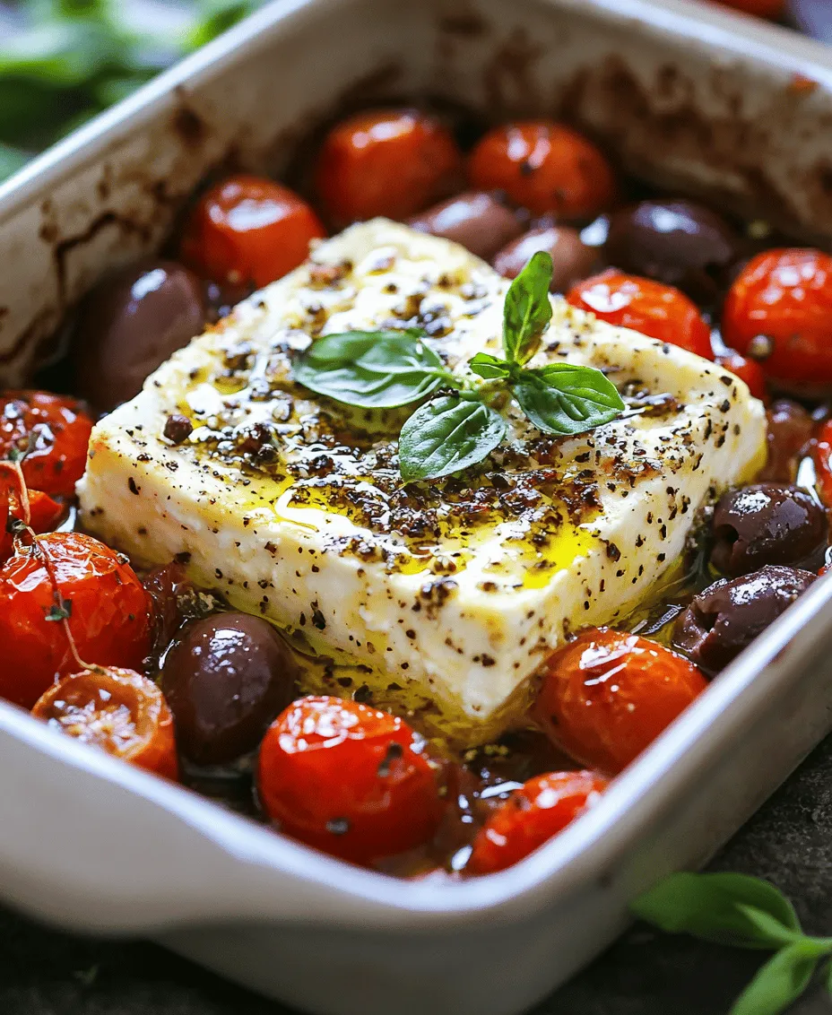 Step into the world of Mediterranean cuisine with our Baked Feta Cheese Delight, a dish that beautifully marries the rich, creamy texture of feta cheese with the vibrant flavors of cherry tomatoes and Kalamata olives. This delightful recipe not only serves as a luxurious appetizer but also makes for a charming centerpiece at any gathering, whether it’s a casual dinner party or a cozy night in. The simplicity of the preparation belies the complexity of flavors, making it an ideal choice for both novice cooks and seasoned chefs looking to impress.