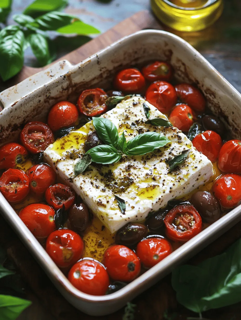 Step into the world of Mediterranean cuisine with our Baked Feta Cheese Delight, a dish that beautifully marries the rich, creamy texture of feta cheese with the vibrant flavors of cherry tomatoes and Kalamata olives. This delightful recipe not only serves as a luxurious appetizer but also makes for a charming centerpiece at any gathering, whether it’s a casual dinner party or a cozy night in. The simplicity of the preparation belies the complexity of flavors, making it an ideal choice for both novice cooks and seasoned chefs looking to impress.