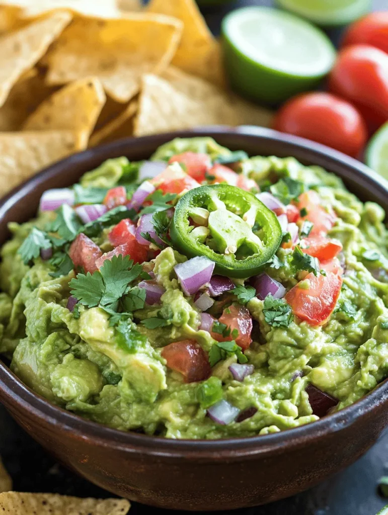Guacamole is more than just a dip; it’s a vibrant culinary staple that has captured hearts around the globe. Originating from Mexico, this creamy avocado concoction is deeply rooted in cultural traditions and has become a beloved addition to meals and celebrations. Whether served alongside tortilla chips, as a topping for tacos, or as a delicious spread on sandwiches, guacamole's versatility makes it a go-to choice for elevating flavors in any dish.