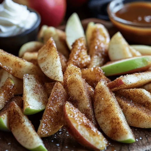 In the world of snacks, crispy sweet apple wedge fries stand out as a delightful, healthy alternative that satisfies your sweet tooth while providing a burst of flavor. This innovative recipe combines the crunchiness of baked apple wedges with the warm spices of cinnamon and nutmeg, making it a perfect treat for any occasion. Whether you’re hosting a gathering, looking for a fun dessert, or simply wanting to indulge in a sweet snack, these apple fries will impress both kids and adults alike.