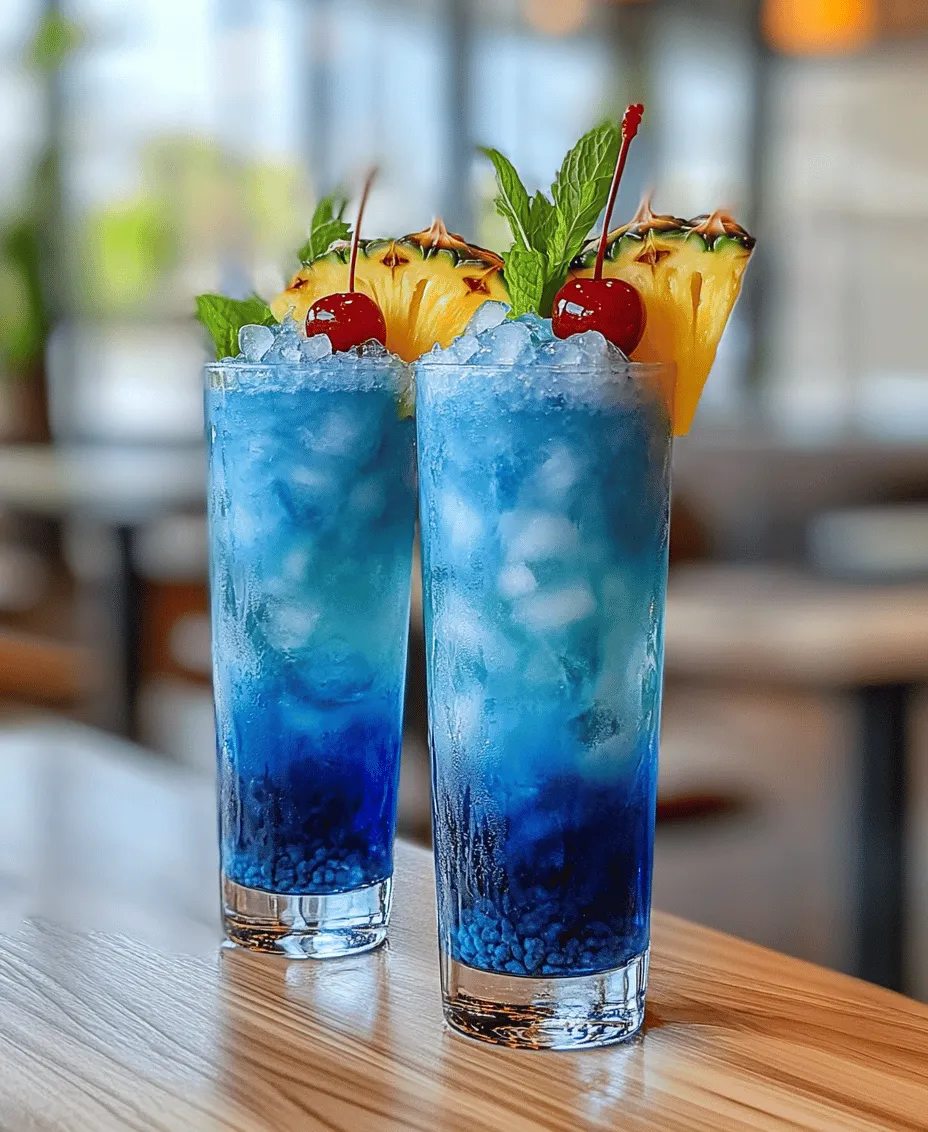 Are you ready to take your taste buds on a tropical journey? The Blue Hawaii Mocktail Delight is a vibrant, refreshing beverage that captures the essence of an island getaway, all without the alcohol. Imagine sipping on a drink that instantly transports you to a sun-soaked beach, swaying palm trees, and the gentle sound of waves lapping against the shore. Whether you’re hosting a summer gathering, celebrating a special occasion, or simply looking to unwind, this delightful mocktail is sure to impress your guests and elevate your mood.