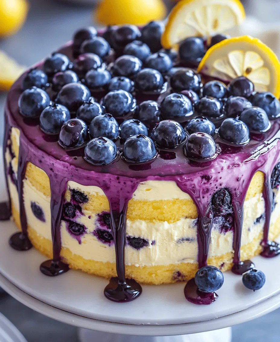 To create a Lemon Blueberry Cheesecake Cake that stands out, it is essential to focus on the quality of the ingredients. Fresh, high-quality ingredients will enhance the flavors and textures of the cake and cheesecake layers, resulting in a dessert that truly wows. Let’s take a closer look at the primary components of this recipe and their significance.