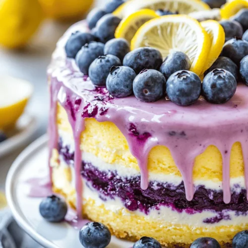 To create a Lemon Blueberry Cheesecake Cake that stands out, it is essential to focus on the quality of the ingredients. Fresh, high-quality ingredients will enhance the flavors and textures of the cake and cheesecake layers, resulting in a dessert that truly wows. Let’s take a closer look at the primary components of this recipe and their significance.