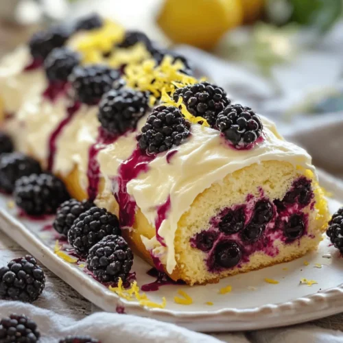 If you're looking for a delightful dessert that combines elegance with refreshing flavors, look no further than a cake roll. This visually stunning dessert not only captures the essence of summer but also serves as a versatile option for various occasions, from casual family gatherings to fancy garden parties. The Refreshing Lemon and Blackberry Cake Roll is a perfect representation of this, showcasing a light and fluffy sponge cake rolled around a luscious blackberry filling and brightened with the zesty notes of lemon.