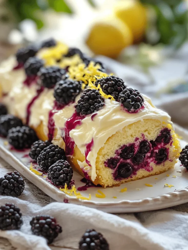 If you're looking for a delightful dessert that combines elegance with refreshing flavors, look no further than a cake roll. This visually stunning dessert not only captures the essence of summer but also serves as a versatile option for various occasions, from casual family gatherings to fancy garden parties. The Refreshing Lemon and Blackberry Cake Roll is a perfect representation of this, showcasing a light and fluffy sponge cake rolled around a luscious blackberry filling and brightened with the zesty notes of lemon.