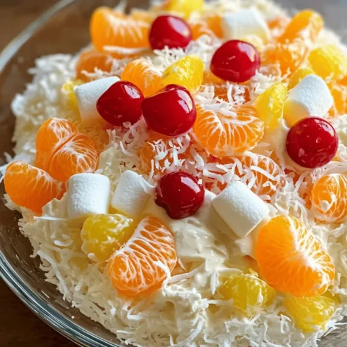 Ambrosia Salad has secured its place as a beloved dish in the realm of American culinary traditions, delighting taste buds and bringing a splash of color to tables for generations. This creamy, fruity salad is not only a staple at family gatherings and potlucks, but it has also become synonymous with holiday feasts and festive celebrations. Its popularity stems from its refreshing taste and the delightful blend of textures, making it a versatile addition to any meal.
