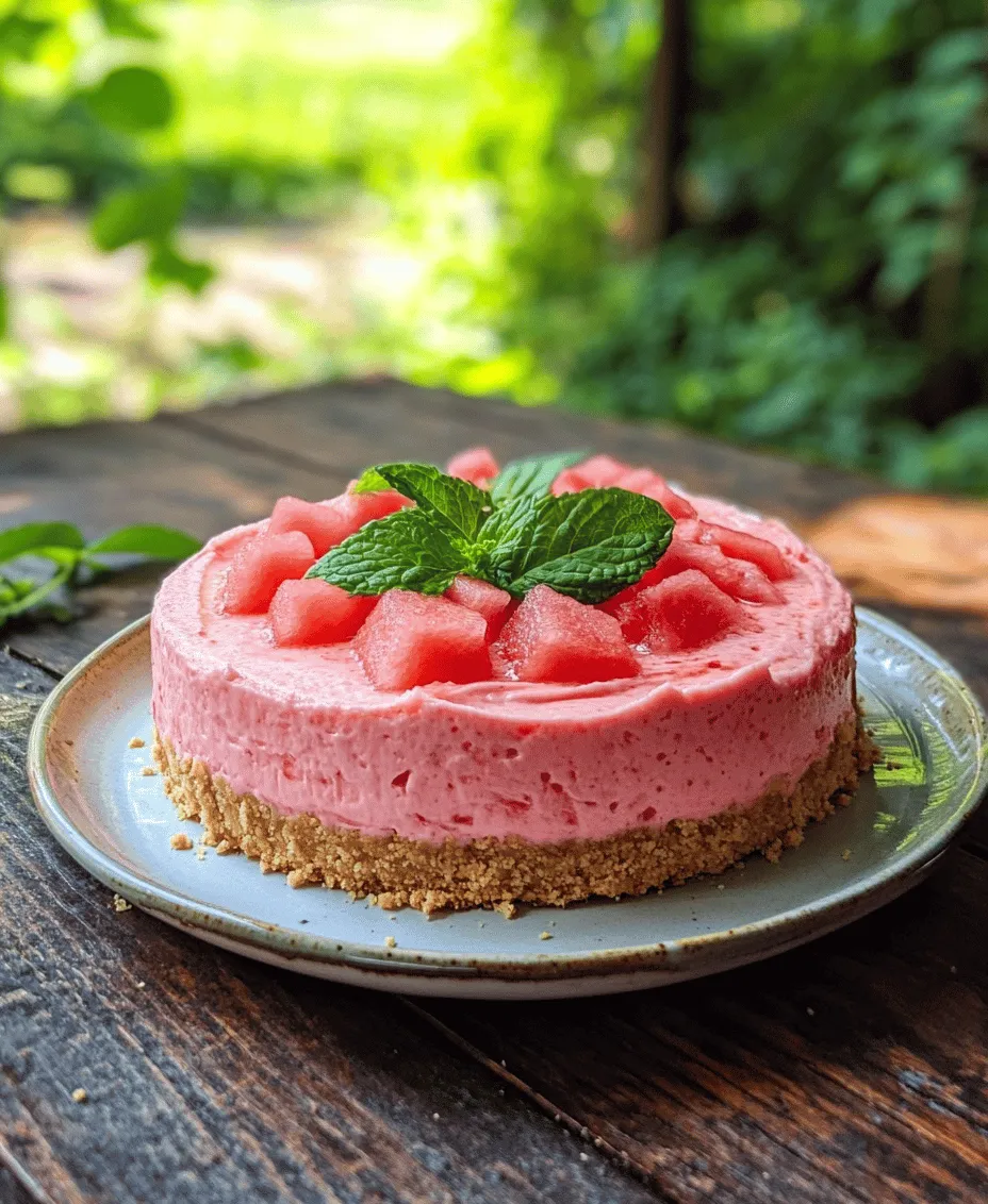 As the days grow longer and the temperatures rise, there's nothing quite like indulging in a refreshing summer dessert that captures the essence of the season. Summer is synonymous with vibrant fruits, sunshine, and of course, the joy of sharing delicious treats with friends and family. Among the myriad of desserts that come to mind, Watermelon Cheesecake stands out as an innovative and delightful option that combines the creamy richness of cheesecake with the fruity freshness of one of summer's favorite melons. This unique dessert not only tantalizes the taste buds but also offers a visual feast, perfect for summer gatherings, barbecues, or simply a sweet indulgence on a hot day.