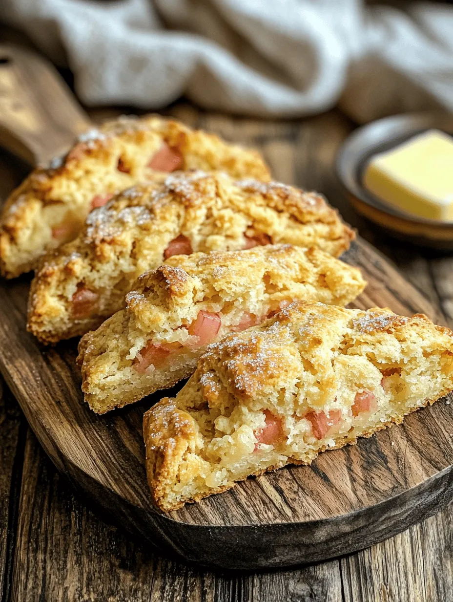 Welcome to the delightful world of baking, where the aroma of freshly baked goods can transform any ordinary day into an extraordinary experience. Today, we are excited to share a recipe that perfectly encapsulates the essence of springtime and the joy of using seasonal ingredients: Tangy Delight Rhubarb Scones. These delicious treats bring together the unmistakable tartness of rhubarb and the soft, buttery texture of a classic scone, making them a perfect addition to your breakfast table, a delightful brunch offering, or an elegant afternoon tea treat.