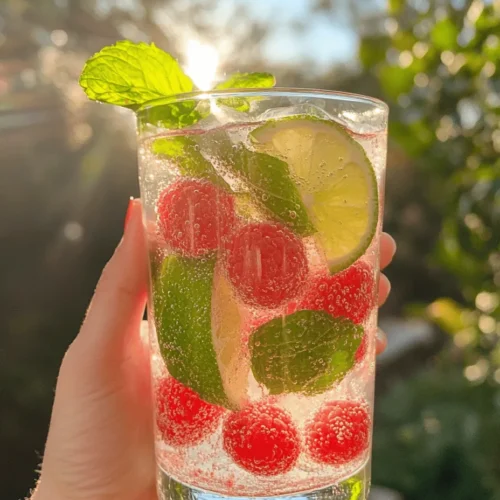Discover the vibrant taste of summer with our Refreshing Raspberry Mojito recipe. This delightful cocktail combines the tartness of fresh raspberries, the aromatic essence of mint, and the zesty kick of lime, all perfectly balanced with the smoothness of white rum and the effervescence of club soda. Ideal for warm evenings or social gatherings, this mojito not only quenches your thirst but also adds a splash of color to your drink table. Whether you’re hosting a summer barbecue, enjoying a casual get-together with friends, or simply relaxing on your patio, this refreshing drink is sure to impress.