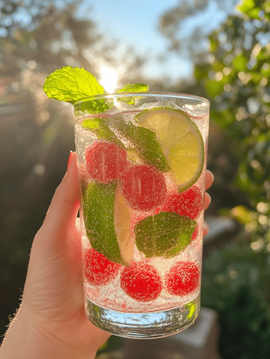 Discover the vibrant taste of summer with our Refreshing Raspberry Mojito recipe. This delightful cocktail combines the tartness of fresh raspberries, the aromatic essence of mint, and the zesty kick of lime, all perfectly balanced with the smoothness of white rum and the effervescence of club soda. Ideal for warm evenings or social gatherings, this mojito not only quenches your thirst but also adds a splash of color to your drink table. Whether you’re hosting a summer barbecue, enjoying a casual get-together with friends, or simply relaxing on your patio, this refreshing drink is sure to impress.
