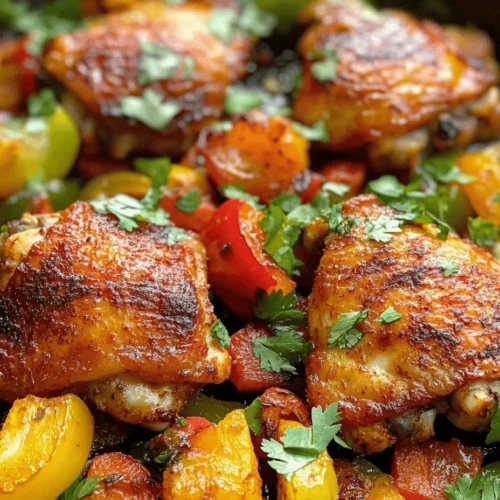 If you're searching for a dish that combines bold flavors, vibrant colors, and a satisfying crunch, look no further than Spicy Chicken Thighs with a Colorful Bell Pepper Medley. This delightful recipe brings together succulent, juicy chicken thighs marinated in a blend of spices and served alongside a medley of sweet and crunchy bell peppers. The dish is not only visually appealing but also packed with flavor and nutritional benefits that make it a perfect choice for a weeknight dinner or a gathering with friends and family.
