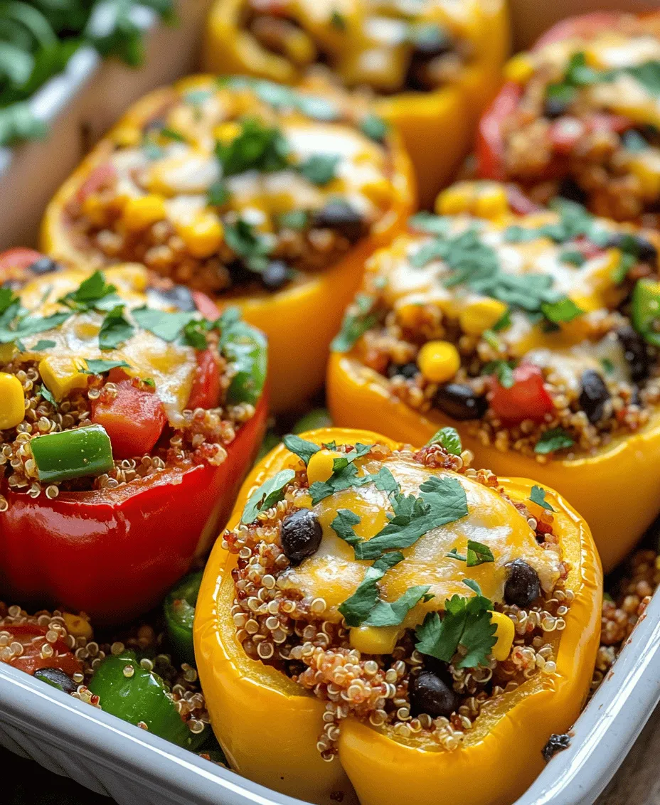Quinoa-stuffed bell peppers are a colorful and nutritious dish that brings both flavor and health to your table. This vibrant meal not only captivates the eyes with its array of colors but also delights the palate with a delicious blend of textures and tastes. The appeal of quinoa-stuffed bell peppers lies in their versatility; they can serve as a wholesome vegetarian main course, a hearty side dish, or a nourishing meal prep option throughout the week.