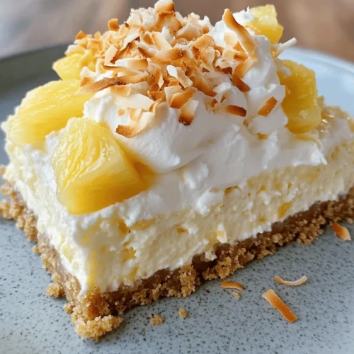 To create an unforgettable Coconut Pineapple Cheesecake, it’s essential to understand the role each ingredient plays in the recipe. From the crust to the filling and garnishing, every component contributes to the overall flavor and texture of this tropical delight.