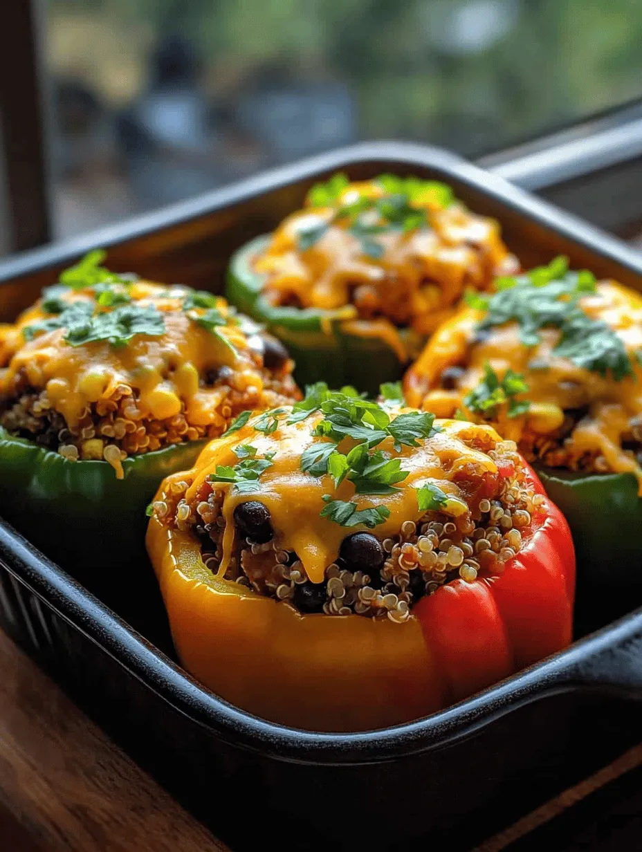 Stuffed bell peppers are an exceptional dish that combines vibrant colors, delightful flavors, and nutritious ingredients, making them a favorite for many. The dish features hollowed-out bell peppers filled with a savory mixture, often including proteins, grains, and vegetables, all baked to perfection. Not only are they visually appealing, but they also provide a fantastic way to incorporate a variety of food groups into one meal. Whether you're looking for a quick weeknight dinner or a nutritious meal prep option, stuffed bell peppers with chicken are sure to satisfy your cravings and nourish your body.