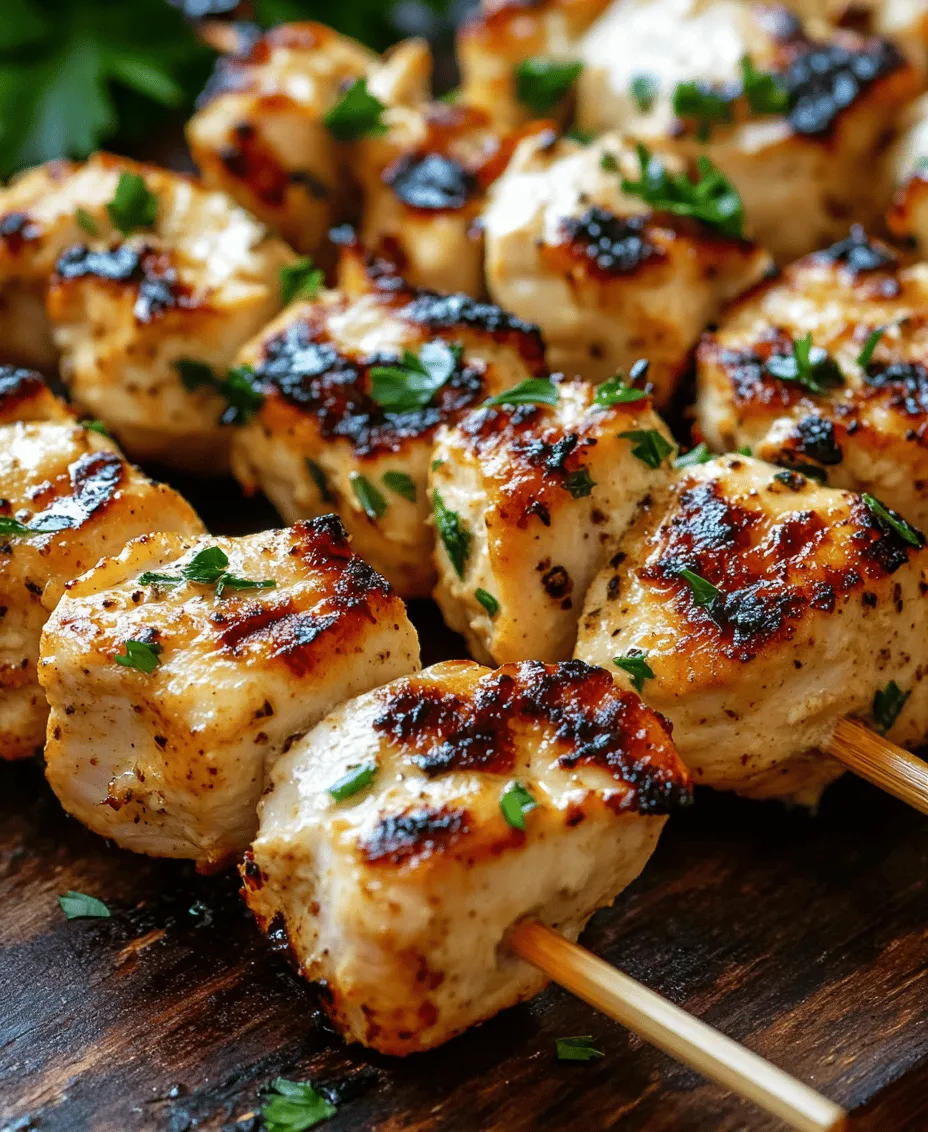 When it comes to easy and delicious meal options, grilled chicken skewers have earned a special place in the hearts and stomachs of food lovers everywhere. Their appeal lies not only in their juicy and tender texture but also in the endless flavor combinations they can offer. Among these, the Grilled Ranch Garlic Parmesan Chicken Skewers stand out, showcasing a delightful medley of ranch dressing, aromatic garlic, and rich Parmesan cheese. This recipe is an ideal choice for gatherings or weeknight dinners, where you want to impress your guests or family with minimal effort and maximum flavor.