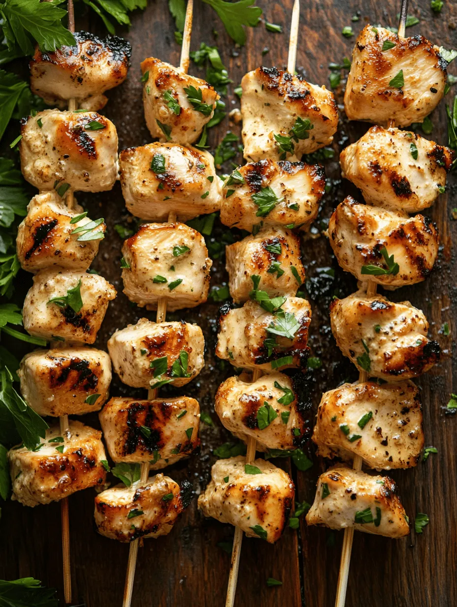 When it comes to easy and delicious meal options, grilled chicken skewers have earned a special place in the hearts and stomachs of food lovers everywhere. Their appeal lies not only in their juicy and tender texture but also in the endless flavor combinations they can offer. Among these, the Grilled Ranch Garlic Parmesan Chicken Skewers stand out, showcasing a delightful medley of ranch dressing, aromatic garlic, and rich Parmesan cheese. This recipe is an ideal choice for gatherings or weeknight dinners, where you want to impress your guests or family with minimal effort and maximum flavor.