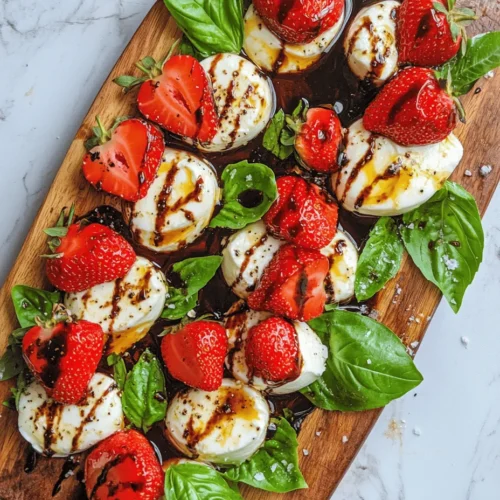 To fully appreciate the Balsamic Strawberry Caprese, we must first understand the origins of its classic counterpart, the traditional Caprese salad. Hailing from the island of Capri in Italy, the classic Caprese salad is a simple yet elegant dish that showcases the beauty of fresh ingredients. Traditionally, it consists of ripe tomatoes, creamy mozzarella, fresh basil, olive oil, salt, and pepper. This combination of ingredients not only represents the colors of the Italian flag but also encapsulates the essence of Italian cuisine: simplicity and quality.