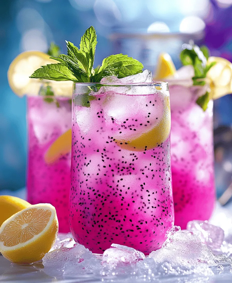 As the temperatures rise and summer approaches, the quest for refreshing beverages becomes a delightful adventure. While traditional lemonade has long been a staple of warm-weather hydration, the beverage trend is evolving to include vibrant, exotic flavors that not only quench thirst but also tantalize the taste buds. One such refreshing concoction that has captured the attention of beverage enthusiasts is the Exotic Dragonfruit Lemonade. This stunning drink is a feast for the eyes and the palate, showcasing the unique qualities of dragonfruit alongside the classic tang of lemonade.
