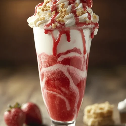 Welcome to the delightful world of desserts, where we embark on a flavorful journey that takes us beyond traditional sweets. Today, we introduce you to a modern twist on a classic treat: the Strawberry Shortcake Milkshake. This indulgent drink is not just a milkshake; it is a celebration of summer's fresh bounty, blending the luscious flavors of ripe strawberries, creamy vanilla ice cream, and crunchy shortbread cookies. It’s a refreshing beverage that can be enjoyed on a sunny afternoon or as a sweet indulgence any time of the year.