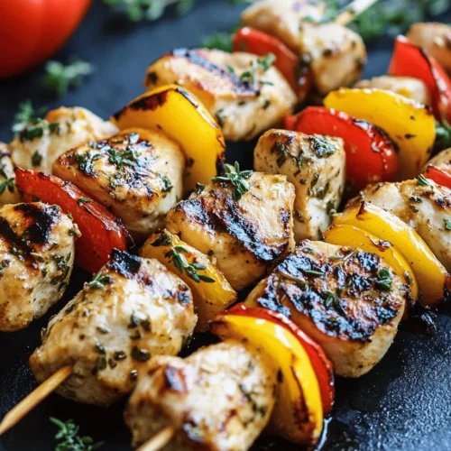 Grilled chicken skewers are a culinary delight that transcends cultural boundaries, making them a beloved dish at backyard barbecues, summer picnics, and family gatherings. Their versatility allows for endless variations, accommodating different tastes and dietary preferences. In this recipe, we’ll focus on the refreshing flavors of lemon and herbs, creating a dish that embodies the spirit of summer dining. The combination of zesty lemon and aromatic herbs not only tantalizes the taste buds but also brings a vibrant visual appeal to the table.