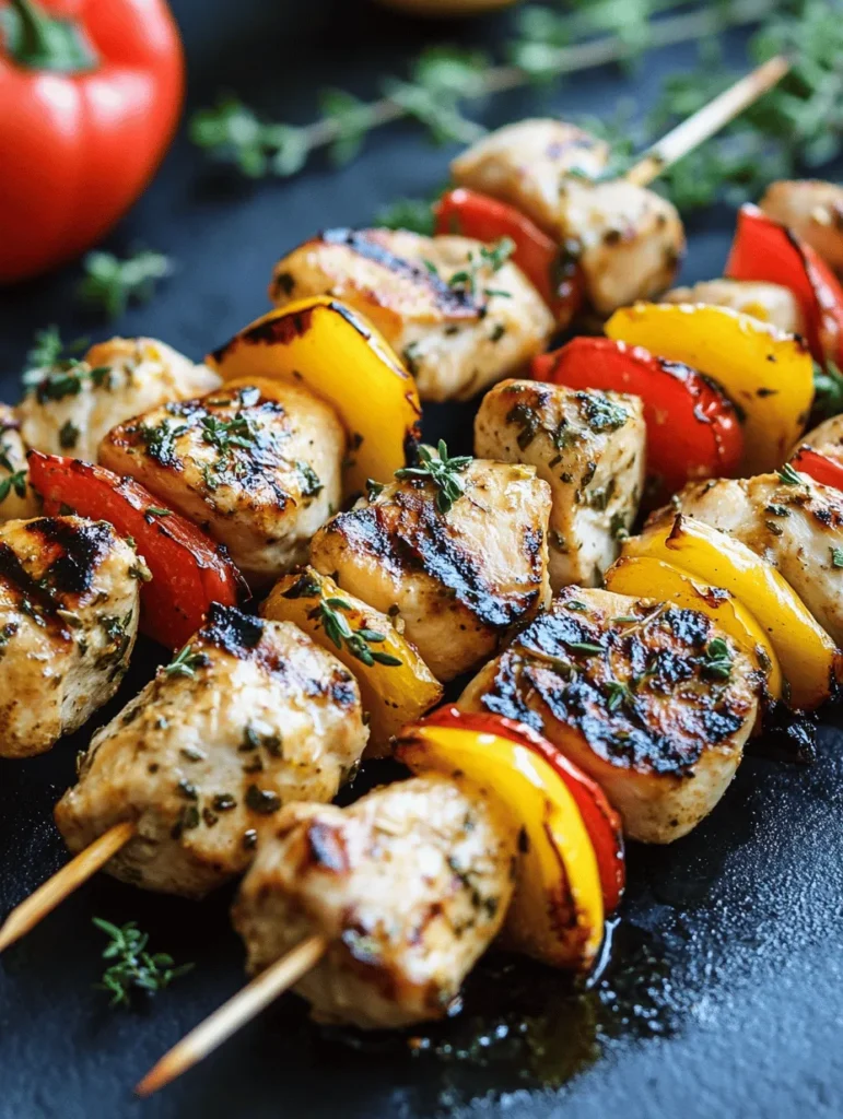 Grilled chicken skewers are a culinary delight that transcends cultural boundaries, making them a beloved dish at backyard barbecues, summer picnics, and family gatherings. Their versatility allows for endless variations, accommodating different tastes and dietary preferences. In this recipe, we’ll focus on the refreshing flavors of lemon and herbs, creating a dish that embodies the spirit of summer dining. The combination of zesty lemon and aromatic herbs not only tantalizes the taste buds but also brings a vibrant visual appeal to the table.