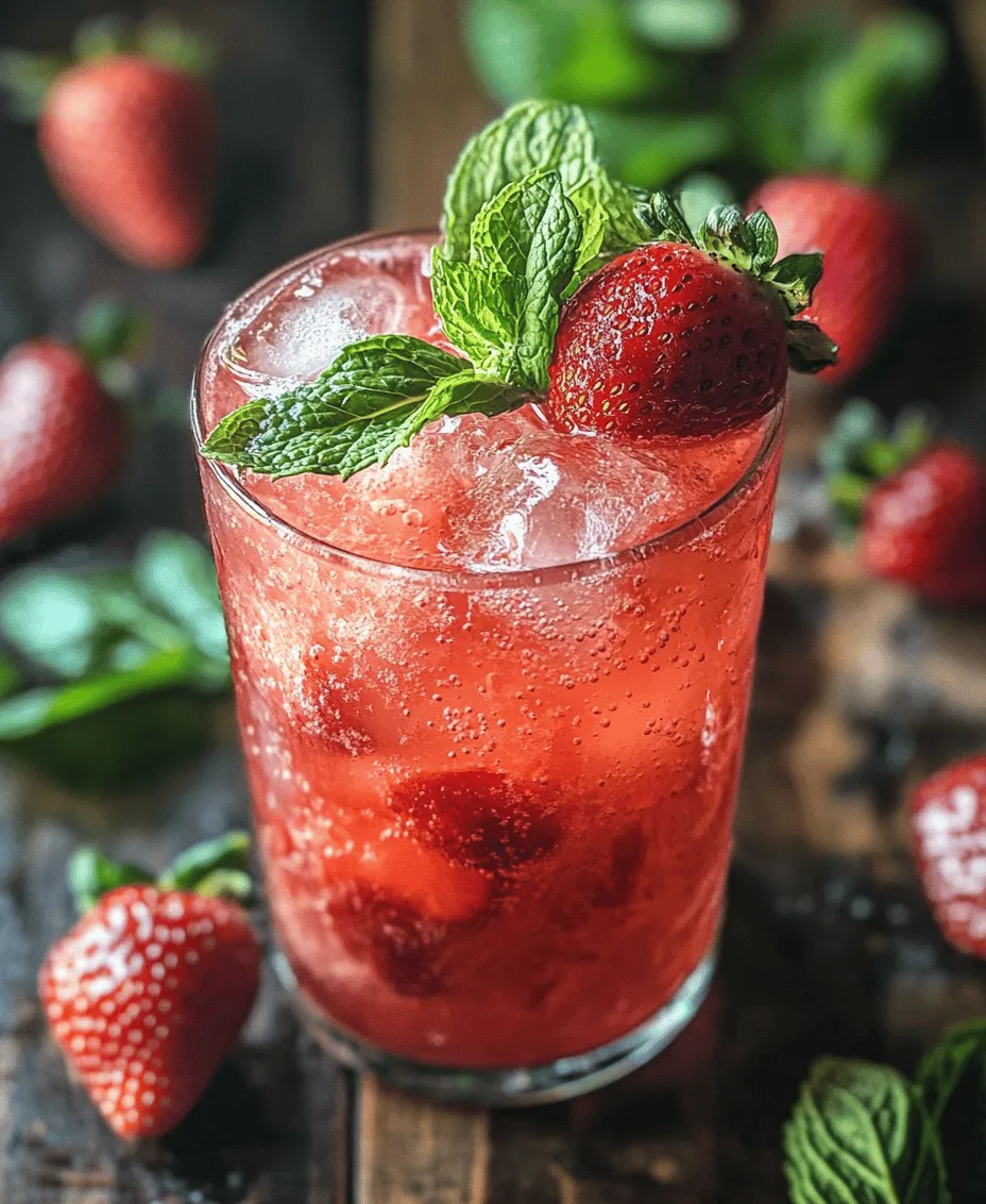 To truly appreciate the Strawberry Dirty Sprite, it's essential to understand the role each ingredient plays in elevating the drink's flavor and presentation. Let's take a closer look at the primary components of this refreshing beverage.