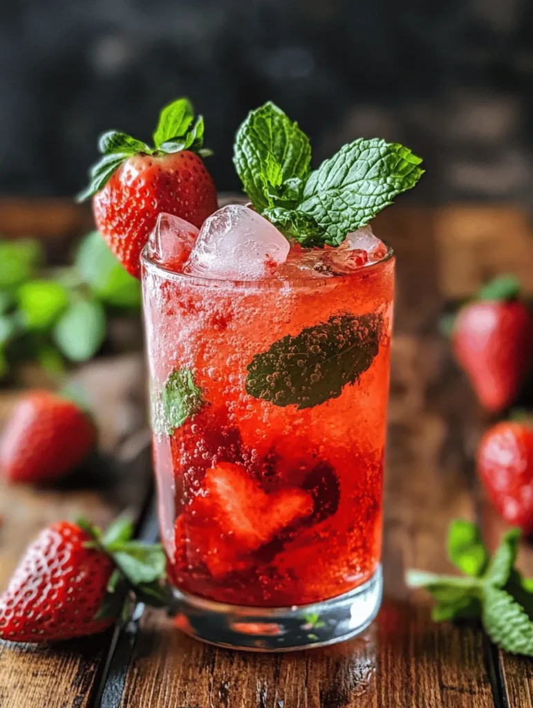 To truly appreciate the Strawberry Dirty Sprite, it's essential to understand the role each ingredient plays in elevating the drink's flavor and presentation. Let's take a closer look at the primary components of this refreshing beverage.