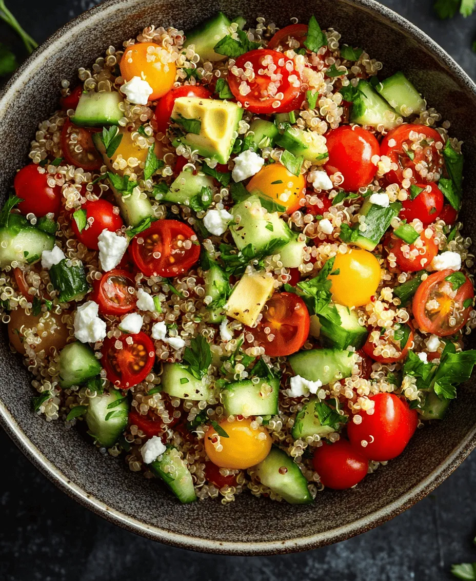 If you're searching for a vibrant, nutritious dish that bursts with flavor, look no further than Grilled Lemon-Herb Quinoa Salad with Avocado. This delightful salad combines the nutty essence of quinoa with the refreshing zest of lemon and a medley of colorful vegetables, making it a perfect choice for any meal — whether as a satisfying main course or a lively side dish. As the world becomes increasingly health-conscious, the spotlight on salads has grown, with people seeking out fresh ingredients that not only nourish but also please the palate.