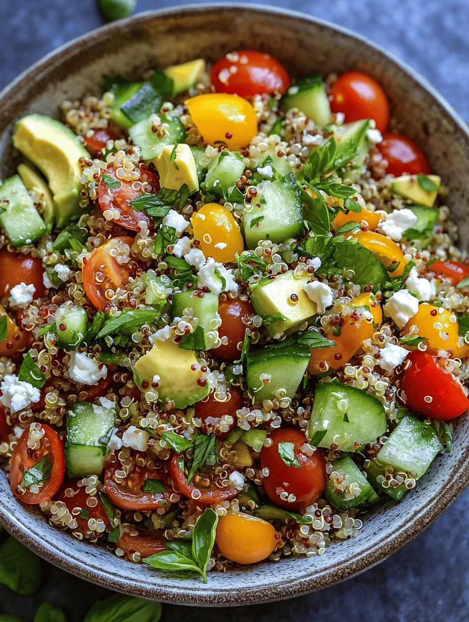 If you're searching for a vibrant, nutritious dish that bursts with flavor, look no further than Grilled Lemon-Herb Quinoa Salad with Avocado. This delightful salad combines the nutty essence of quinoa with the refreshing zest of lemon and a medley of colorful vegetables, making it a perfect choice for any meal — whether as a satisfying main course or a lively side dish. As the world becomes increasingly health-conscious, the spotlight on salads has grown, with people seeking out fresh ingredients that not only nourish but also please the palate.