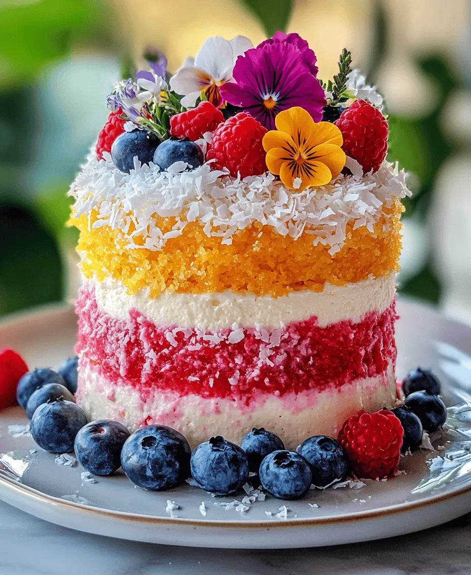 Imagine slicing into a cake that bursts with the radiant hues and flavors of a breathtaking sunset. The Sunset Cake is not just a dessert; it’s an experience that brings a piece of nature’s beauty to your table. This enchanting cake captures the essence of a warm evening sky, featuring a mesmerizing combination of citrus, fresh berries, and shredded coconut that sets it apart from traditional confections. Its vibrant colors and delightful flavors make it an ideal centerpiece for celebrations, whether you’re hosting a summer gathering, celebrating a birthday, or simply indulging in a sweet treat on a cozy afternoon.