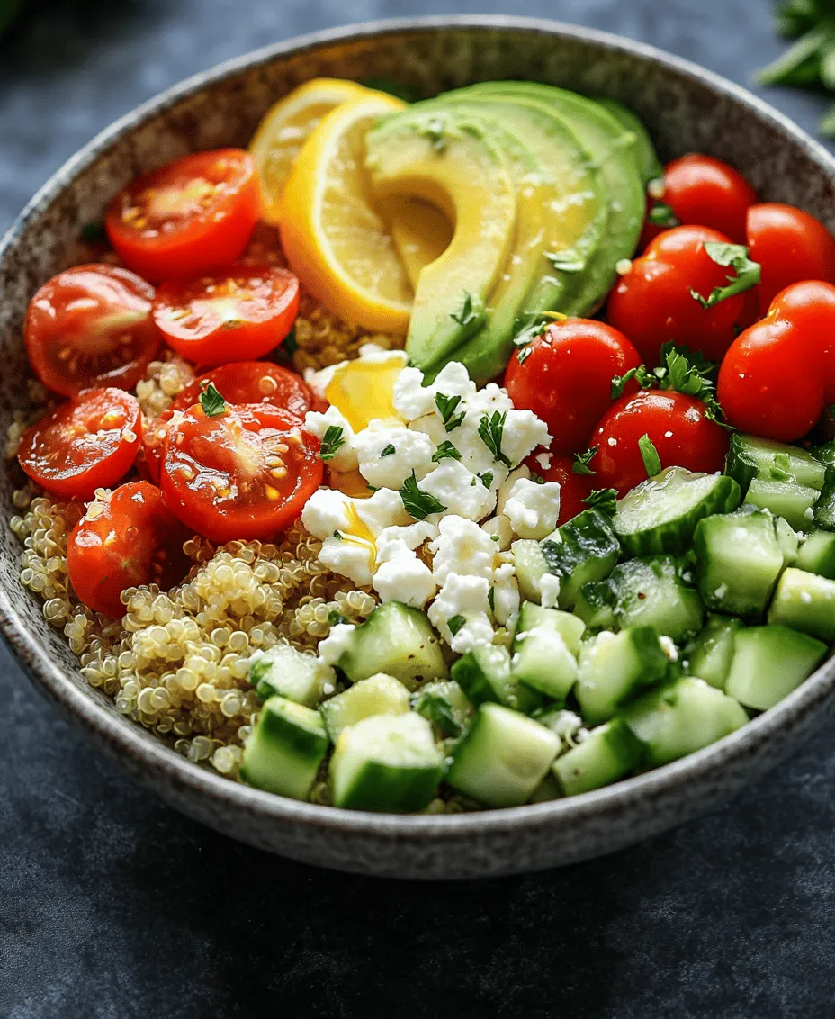 At the heart of the Zesty Lemon Herb Quinoa Bowl is quinoa, often hailed as a superfood. This ancient grain, which originates from the Andean region of South America, boasts a nutritional profile that makes it a staple for those following various diets, including vegan and gluten-free.