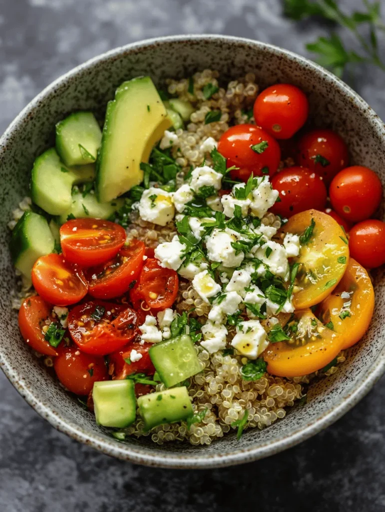At the heart of the Zesty Lemon Herb Quinoa Bowl is quinoa, often hailed as a superfood. This ancient grain, which originates from the Andean region of South America, boasts a nutritional profile that makes it a staple for those following various diets, including vegan and gluten-free.
