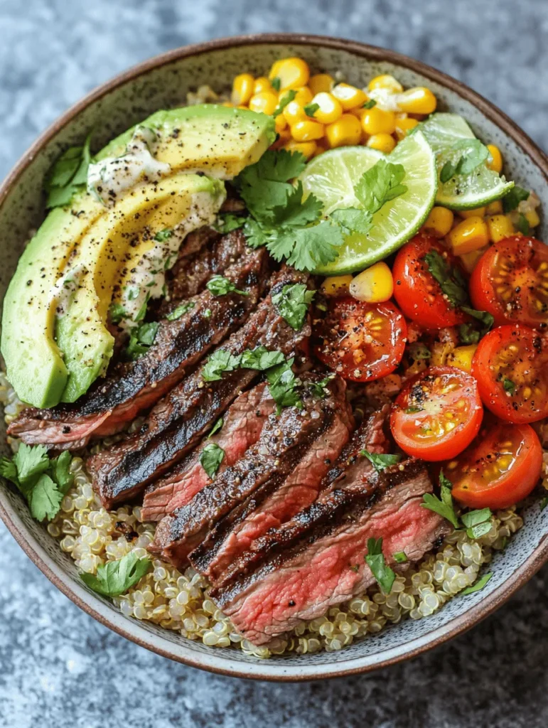 In the world of culinary delights, few dishes can rival the satisfaction of a perfectly grilled steak bowl topped with a creamy sauce. This dish is not only a feast for the senses but also a celebration of health, flavor, and versatility. The grilled steak bowl is an ideal choice for those craving a wholesome meal that’s quick and easy to prepare. Whether you’re hosting a casual dinner party or simply looking for a nutritious weeknight dinner, this recipe ticks all the boxes.