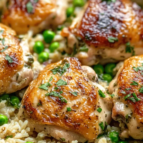 If you’re seeking a dish that combines convenience, comfort, and rich flavor, look no further than the One-Pot Creamy Herb Chicken & Rice. This delightful recipe not only satisfies your cravings but also simplifies the cooking process by utilizing just one pot. Imagine the ease of preparing a delicious meal without the hassle of multiple dishes to clean afterward. Perfect for busy weeknights or cozy family gatherings, this dish is a go-to for anyone looking to serve a hearty meal with minimal effort.