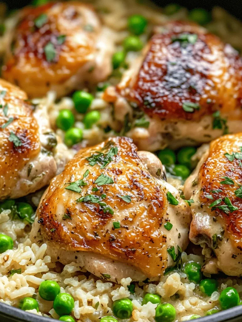If you’re seeking a dish that combines convenience, comfort, and rich flavor, look no further than the One-Pot Creamy Herb Chicken & Rice. This delightful recipe not only satisfies your cravings but also simplifies the cooking process by utilizing just one pot. Imagine the ease of preparing a delicious meal without the hassle of multiple dishes to clean afterward. Perfect for busy weeknights or cozy family gatherings, this dish is a go-to for anyone looking to serve a hearty meal with minimal effort.