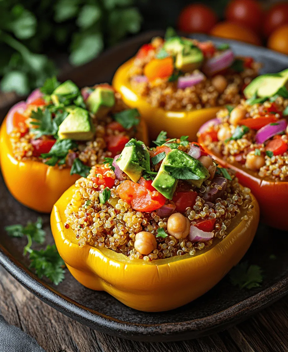 Stuffed peppers are a culinary classic that transcends cultures and cuisines, offering a delightful way to enjoy a healthy and filling meal. Whether you’re exploring the Mediterranean flavors of Greek stuffed peppers or the savory spices of Mexican variations, these vibrant creations are as versatile as they are nutritious. Today, we’ll dive into a particularly enticing recipe: Zesty Quinoa & Chickpea Stuffed Peppers. This dish is perfect for health-conscious individuals seeking a nourishing vegetarian option that doesn't compromise on flavor.