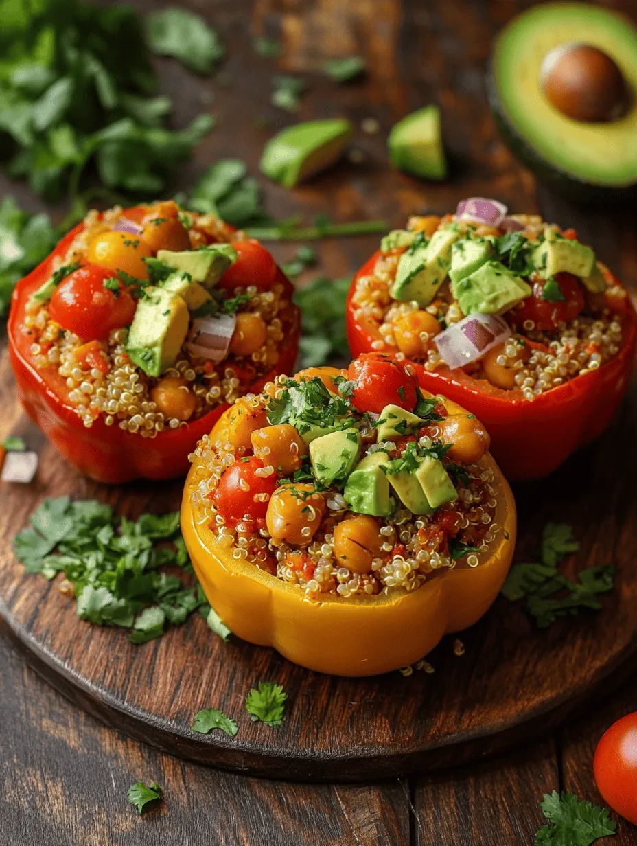 Stuffed peppers are a culinary classic that transcends cultures and cuisines, offering a delightful way to enjoy a healthy and filling meal. Whether you’re exploring the Mediterranean flavors of Greek stuffed peppers or the savory spices of Mexican variations, these vibrant creations are as versatile as they are nutritious. Today, we’ll dive into a particularly enticing recipe: Zesty Quinoa & Chickpea Stuffed Peppers. This dish is perfect for health-conscious individuals seeking a nourishing vegetarian option that doesn't compromise on flavor.