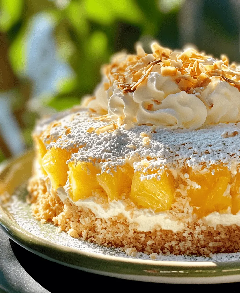 Welcome to the world of baking where tropical flavors come alive with the Pineapple Paradise Delight Cake. This delectable dessert captures the essence of the tropics, marrying the sweet and tangy notes of fresh pineapple with the creamy richness of coconut. If you've ever dreamed of a cake that transports you to sun-kissed beaches and swaying palm trees, then this recipe is your ticket to paradise.