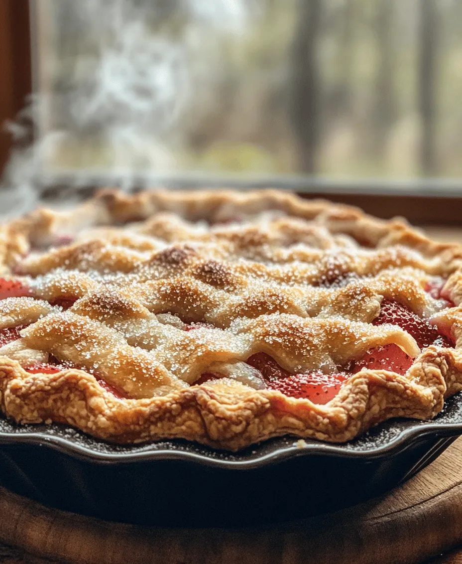 Strawberry rhubarb pie holds a cherished place in the hearts of many Americans, often evoking memories of summer gatherings, family picnics, and holiday feasts. This delightful dessert combines the sweet, juicy flavor of strawberries with the tart, tangy bite of rhubarb, creating a harmonious blend that is both refreshing and comforting. As the warm weather ushers in the strawberry and rhubarb harvest, pie lovers eagerly anticipate the season when they can indulge in this classic treat.