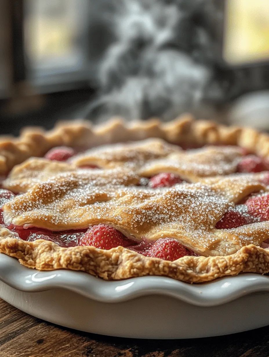 Strawberry rhubarb pie holds a cherished place in the hearts of many Americans, often evoking memories of summer gatherings, family picnics, and holiday feasts. This delightful dessert combines the sweet, juicy flavor of strawberries with the tart, tangy bite of rhubarb, creating a harmonious blend that is both refreshing and comforting. As the warm weather ushers in the strawberry and rhubarb harvest, pie lovers eagerly anticipate the season when they can indulge in this classic treat.