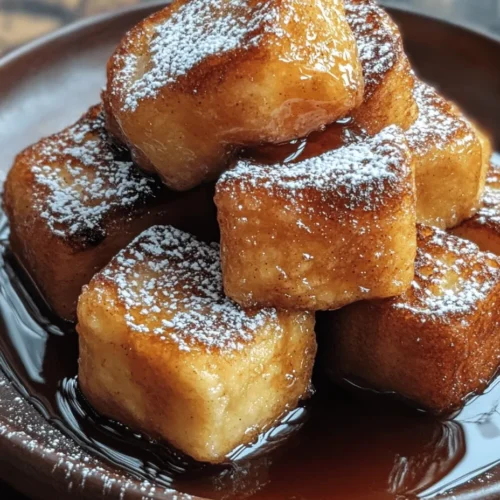 Cinnamon Roll French Toast Bites are more than just a breakfast option; they are an experience. With their gooey, cinnamon-sugar interior and a crispy, golden exterior, these bites are a feast for the senses. They are perfect for lazy weekend brunches, festive gatherings, or even a sweet surprise for your loved ones on a weekday morning. The combination of cinnamon rolls and French toast elevates the humble breakfast into something truly special.