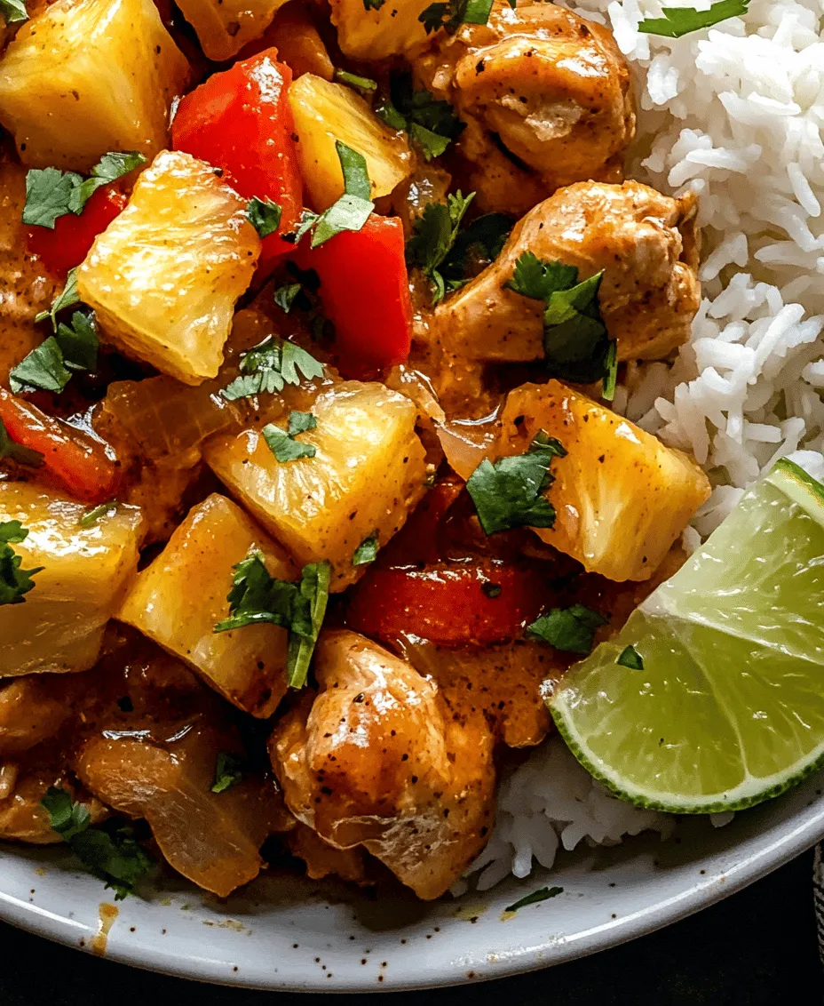 Imagine the sun-soaked beaches of the tropics, where vibrant colors and bold flavors collide to create an unforgettable culinary experience. Tropical Pineapple Chicken & Rice Delight is a dish that embodies this vibrant spirit. This recipe marries the sweetness of fresh pineapple with tender chicken, all served over a bed of aromatic jasmine rice, creating a dish that is as delightful to the eyes as it is to the palate.